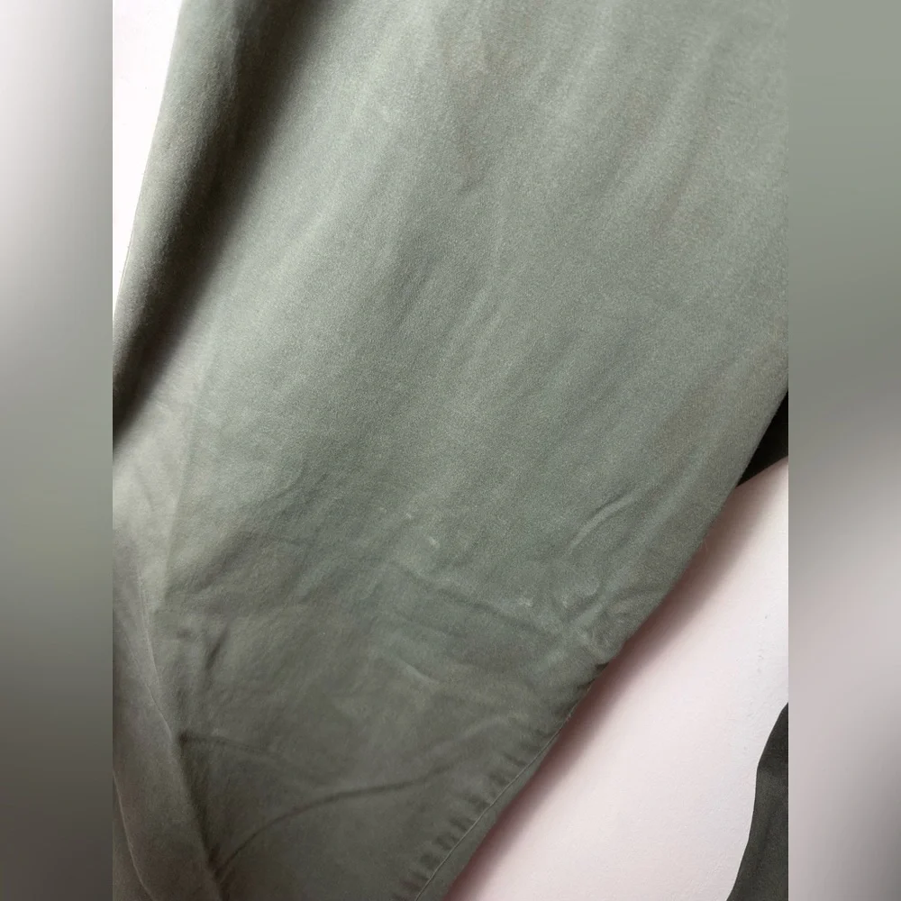 Charter Club Women’s Green Olive Allison Fit Full Length Pants Size 14 #1676